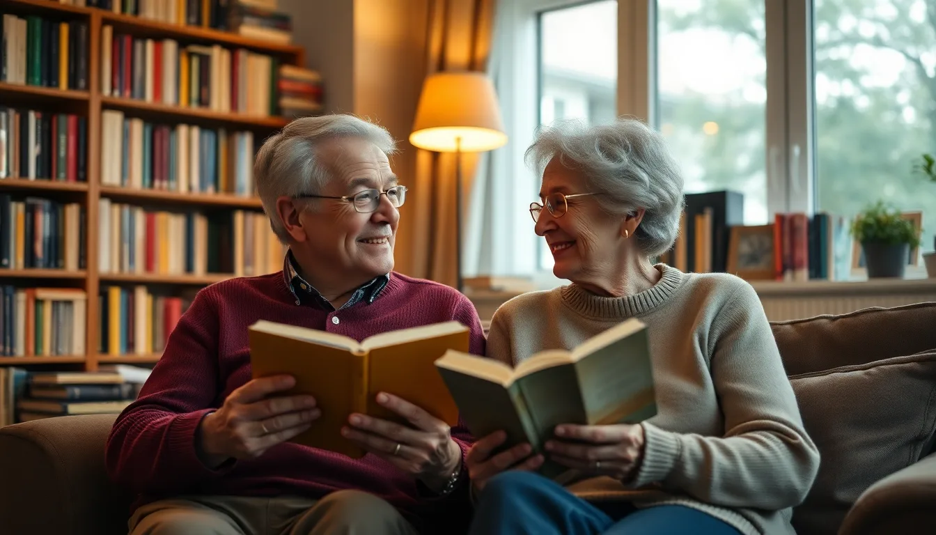 Deux grands-parents se sont rencontrés via un club de lecture — cinq ans après